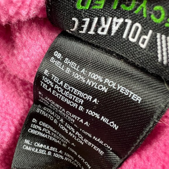 The North Face Denali Jacket Womens Extra Small Pink & Black Polortec Fleece - Picture 7 of 16
